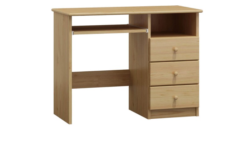 Psací stůl Eduard hloubka 55 borovice