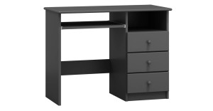 Psací stůl Eduard hloubka 55 šedá