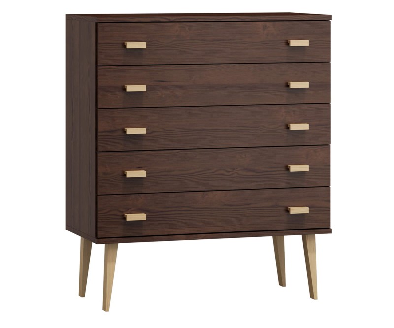 Komoda č1 šířka 100 cm 5š Venuci ořech