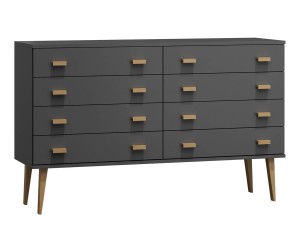 Komoda č2 šířka 120 cm 4š Venuci šedá