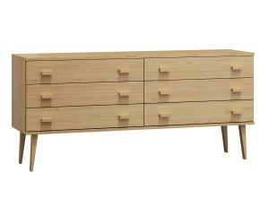 Komoda č2 šířka 180 cm 3š Venuci borovice