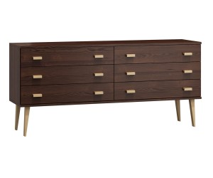 Komoda č2 šířka 180 cm 3š Venuci ořech