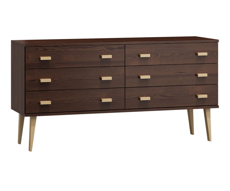 Komoda č2 šířka 120 cm 3š Venuci ořech