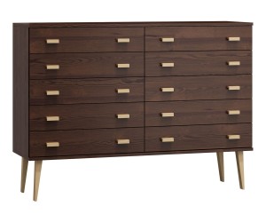 Komoda č2 šířka 120 cm 5š Venuci ořech