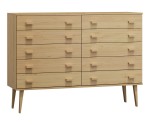 Komoda č2 šířka 140 cm 5š Venuci borovice