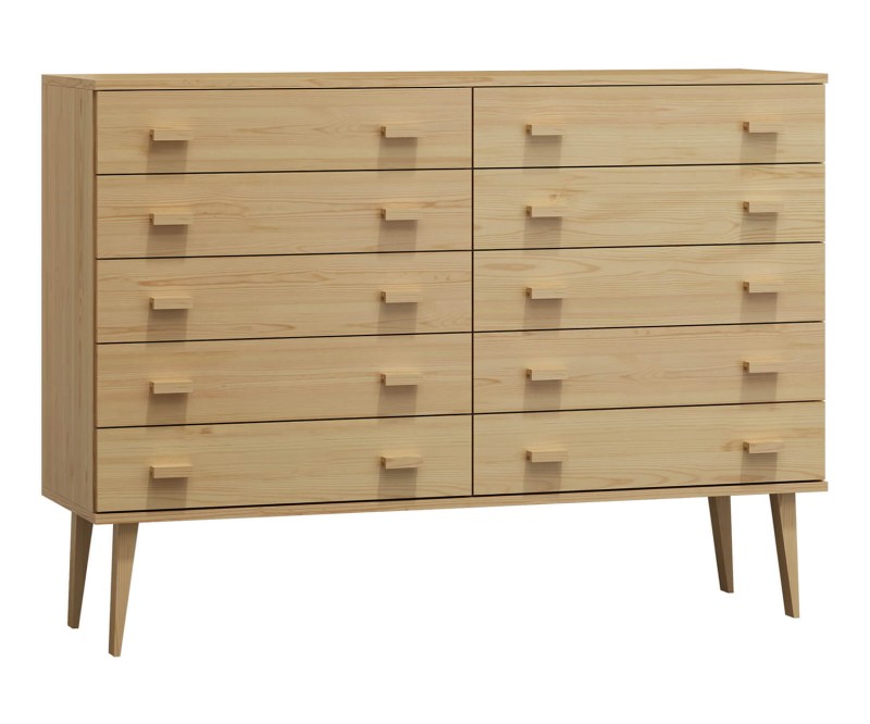 Komoda č2 šířka 140 cm 5š Venuci borovice