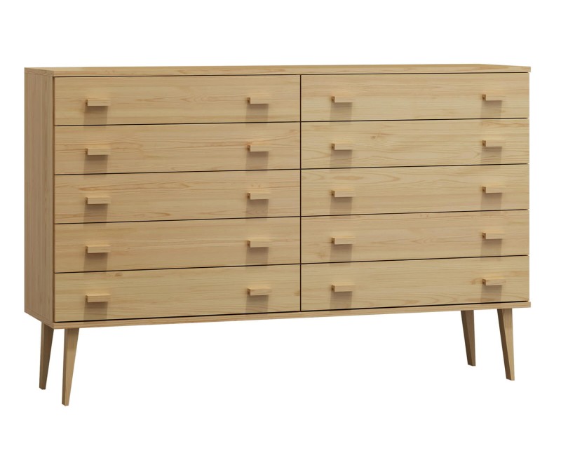 Komoda č2 šířka 160 cm 5š Venuci borovice