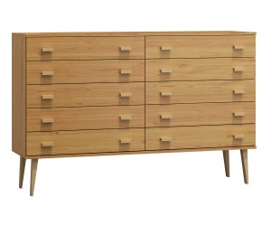 Komoda č2 šířka 160 cm 5š Venuci olše