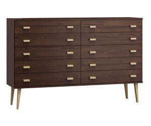 Komoda č2 šířka 160 cm 5š Venuci ořech