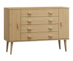 Komoda č3 šířka 140 cm 4š Venuci borovice