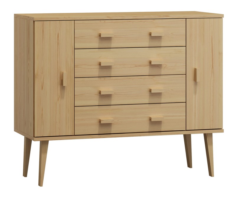 Komoda č3 šířka 120 cm 4š Venuci borovice