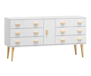 Komoda č4 šířka 140 cm 3š Venuci bílý