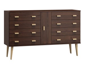 Komoda č4 šířka 140 cm 4š Venuci ořech