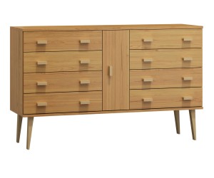 Komoda č4 šířka 120 cm 4š Venuci olše