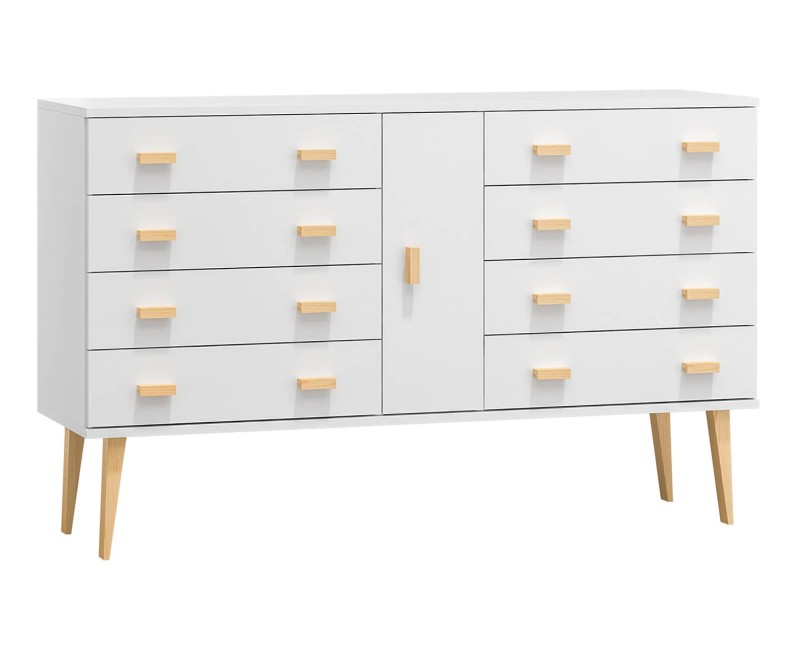 Komoda č4 šířka 120 cm 4š Venuci bílý