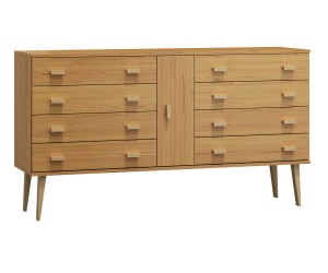 Komoda č4 šířka 160 cm 4š Venuci olše