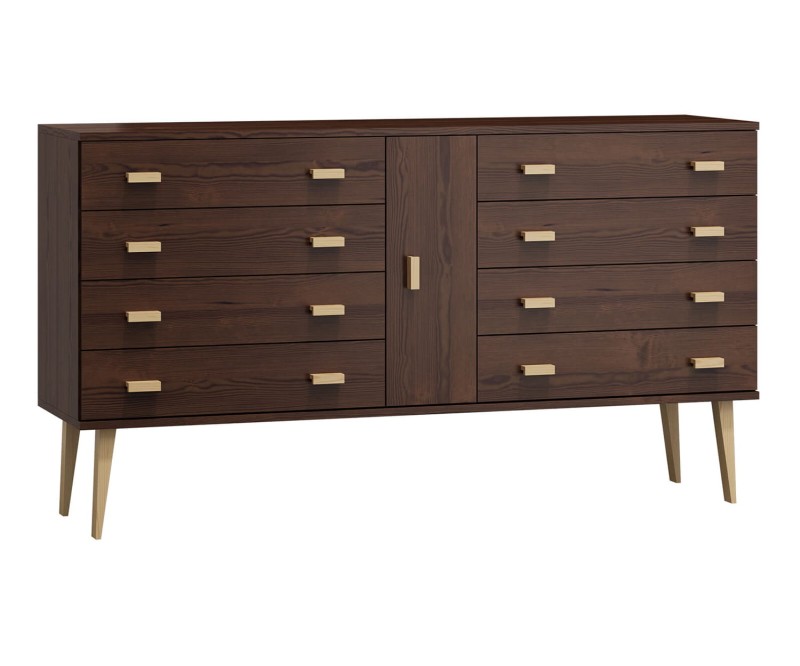 Komoda č4 šířka 160 cm 4š Venuci ořech