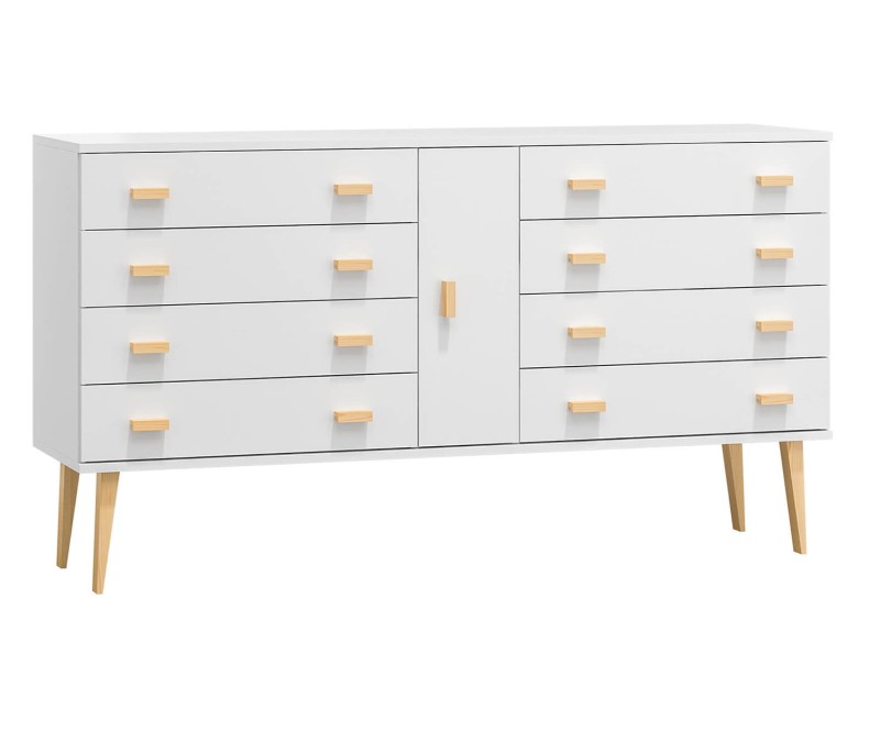 Komoda č4 šířka 160 cm 4š Venuci bílý