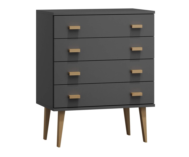 Komoda č1 šířka 60 cm 4š Venuci šedá