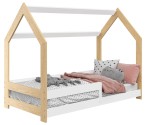 Dětská postel Domeček 160x80 D5 borovice s roštem