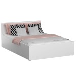 Postel 160x200 DM1 bílá s roštem