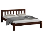 Postel z masivu 160x200 Alena ořech s roštem