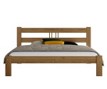 Postel z masivu 120x200 Virginia dub s roštem