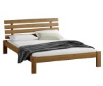 Postel z masivu 160x200 Karla dub s roštem