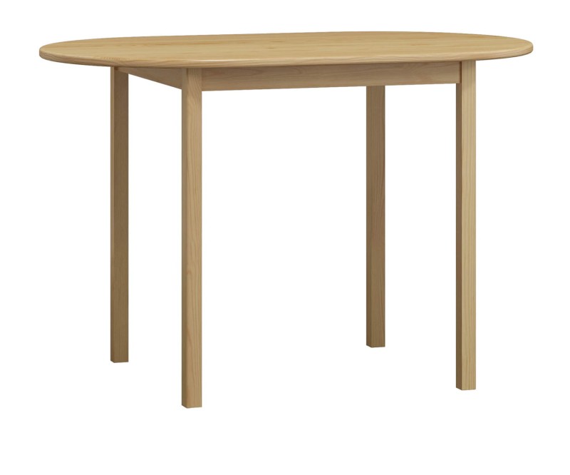 Stůl oválný č4 150x80 cm borovice