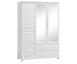 Šatní skříň 3Dč6 šířka 120 bílá