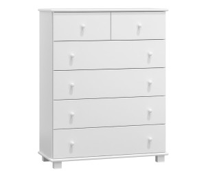 Komoda č10 hloubka 42 bílá