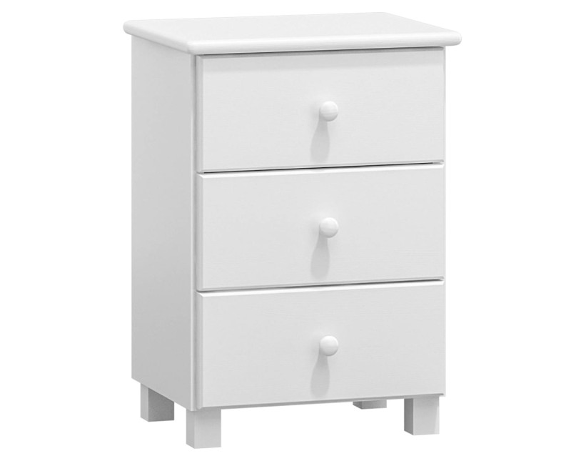 Noční stolek Katka S3 bílá