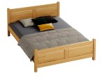 Postel z masivu 140x200 Lena olše s roštem