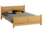Postel z masivu 160x200 Lena olše s roštem