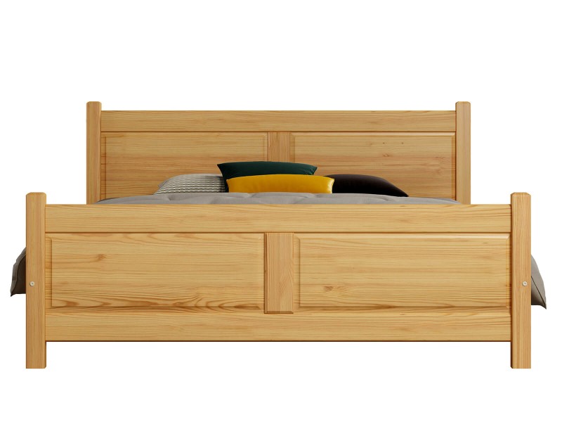 Postel z masivu 120x200 Lena olše s roštem