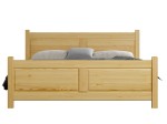 Postel z masivu 160x200 Lena borovice s roštem