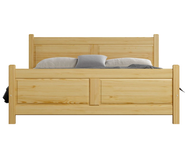 Postel z masivu 160x200 Lena borovice s roštem