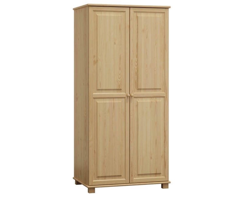 Šatní skříň 2Dč2 šířka 80 věšák borovice