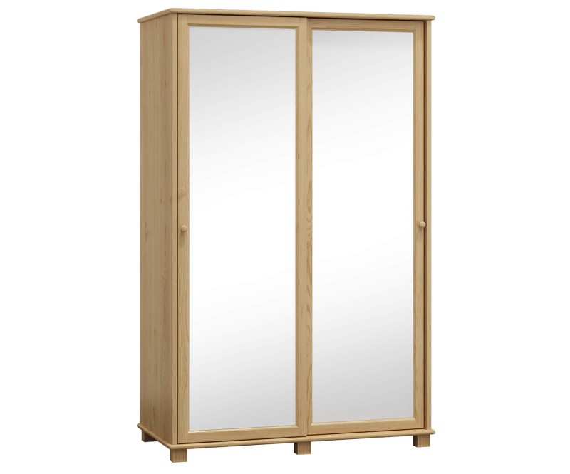 Šatní skříň 2Dč7 šířka 120 věšák borovice