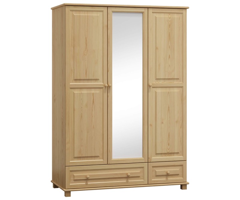 Šatní skříň 3Dč5 šířka 133 borovice