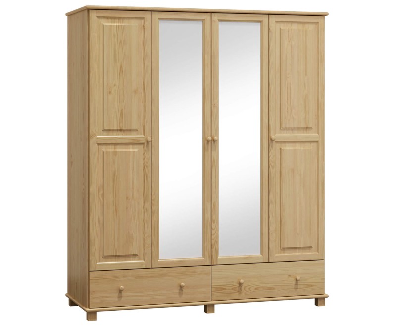 Šatní skříň 4Dč3 šířka 180 borovice
