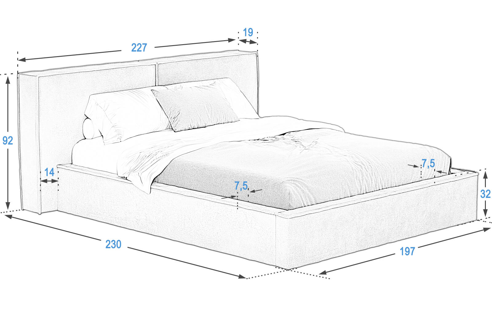 Postel PRO line20 180x200