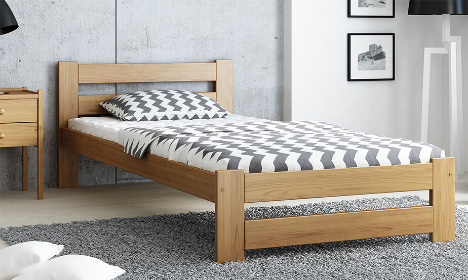 Výhody dub jednolůžkove postel Eureka 90x200