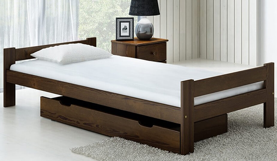 Výhody Ořech jednolůžkove postel Fumi 90x200