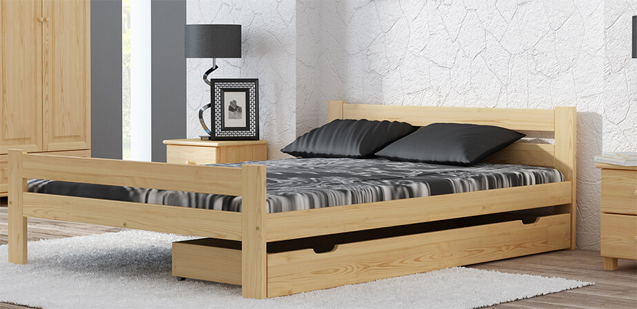 Výhody Není lakovaná jednolůžkove postel kenta 120x200