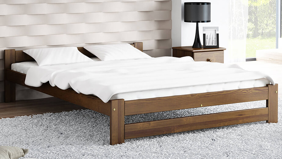 Výhody Ořech dvoulůžkové postel Ran 160x200