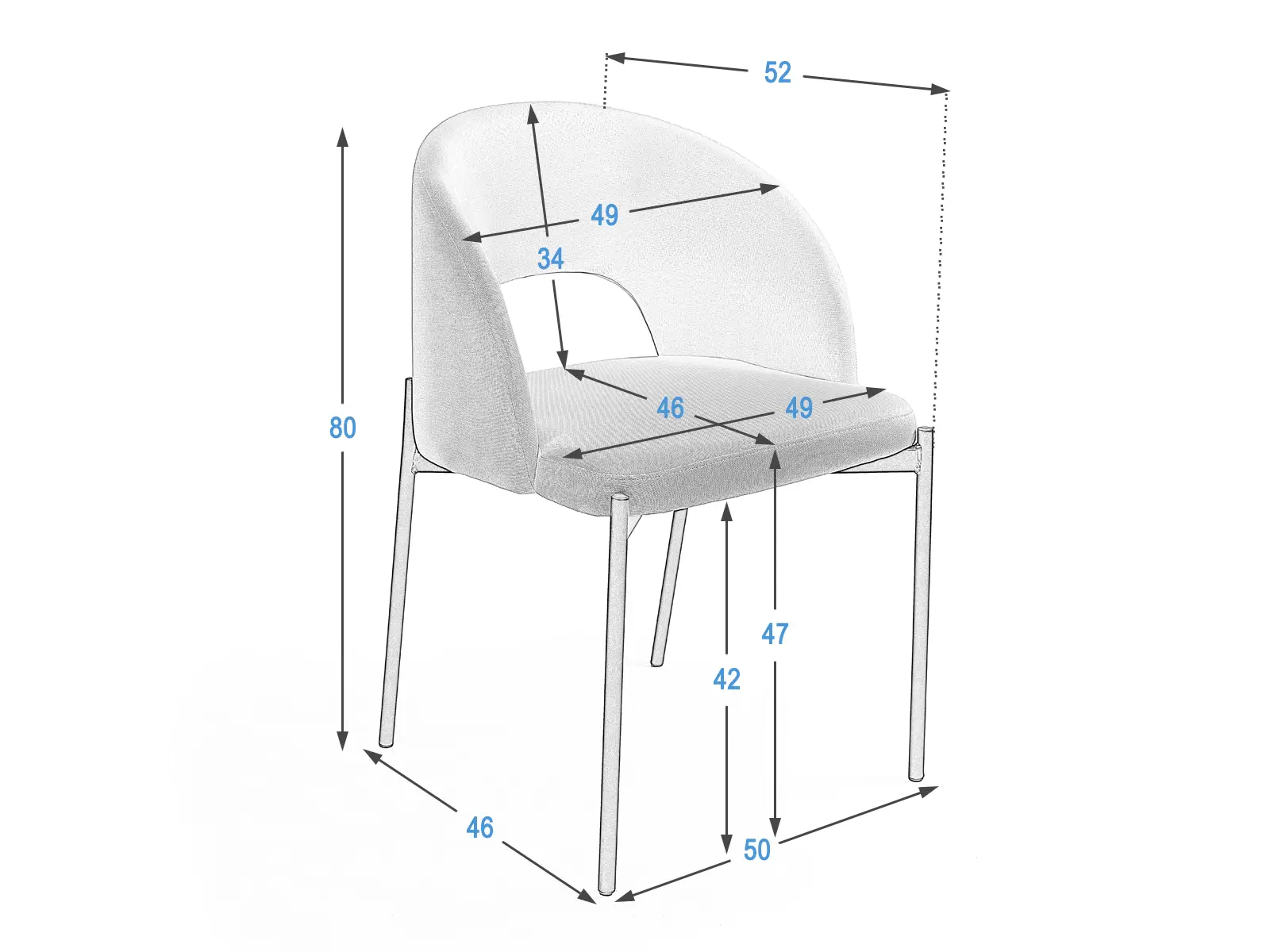 Zidle calounena Fago seda