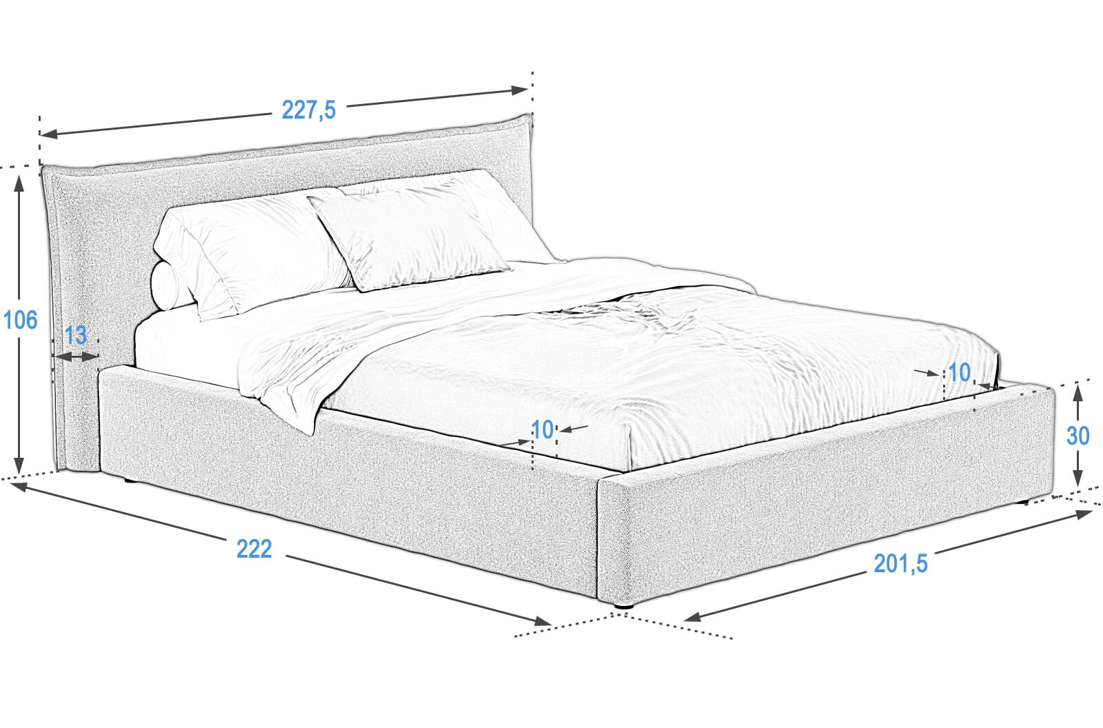 Postel PRO line19 180x200