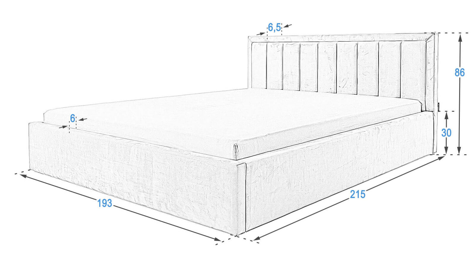 Postel TOP line 9 180x200