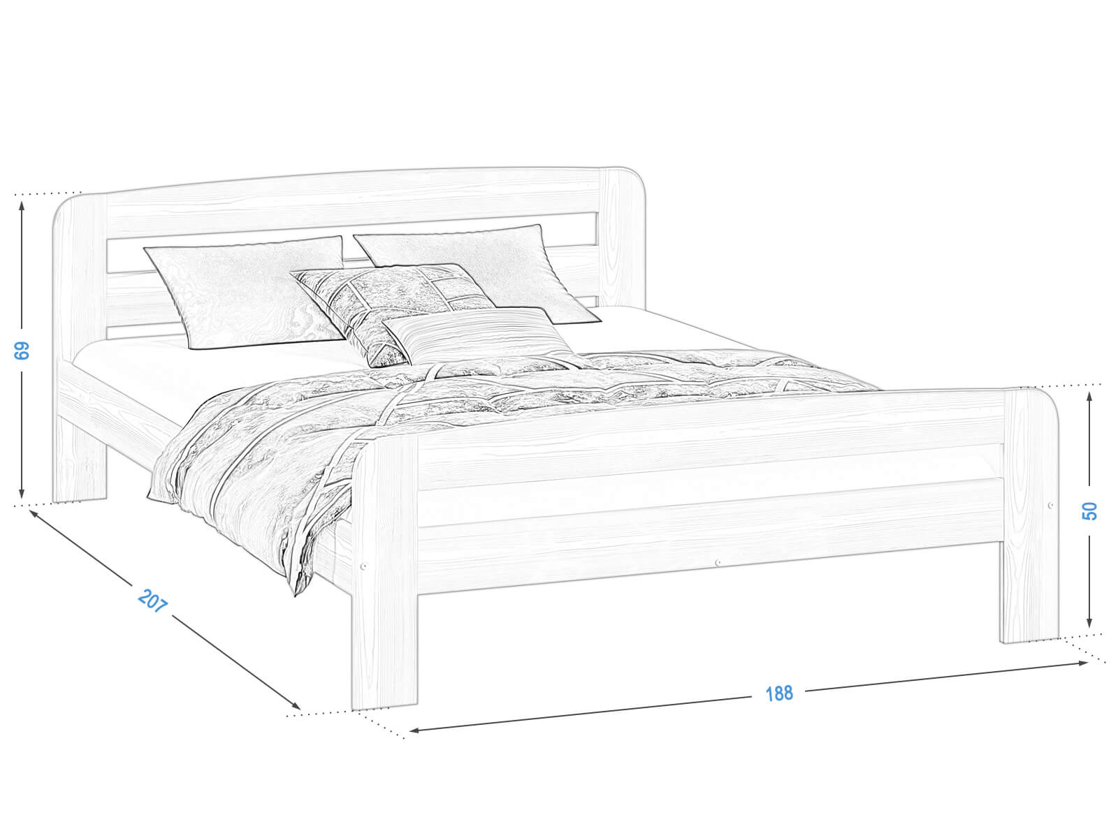 Nastěnka 180x200 Ami Nabytek